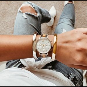Women’s two toned MVMT watch